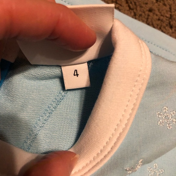 girls sz 4 The Yellow Lamb-snowflake dress - Picture 4 of 4